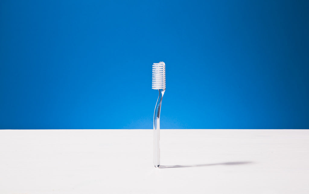 Broad Toothbrush, Transparent, Tynex bristles