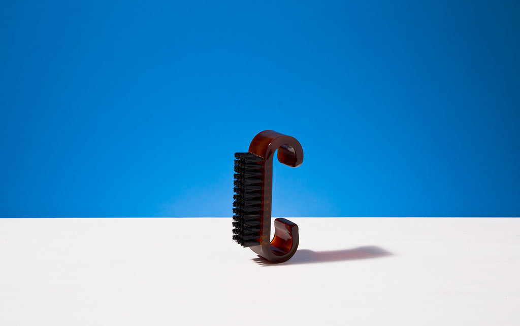 Single sided Nail Brush, Tortoise shell colour