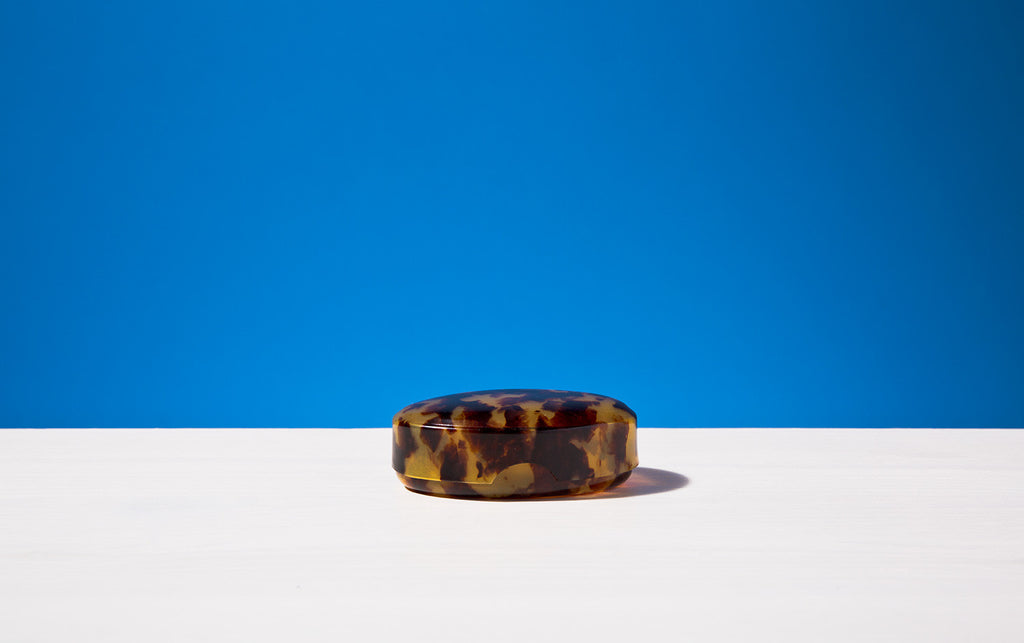 Tortoise Shell Small Celluloid Trinket Box