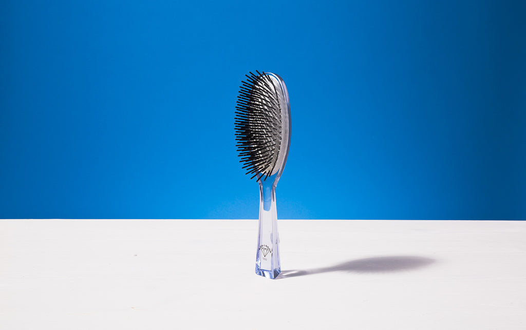 Large Hair Brush, Transparent